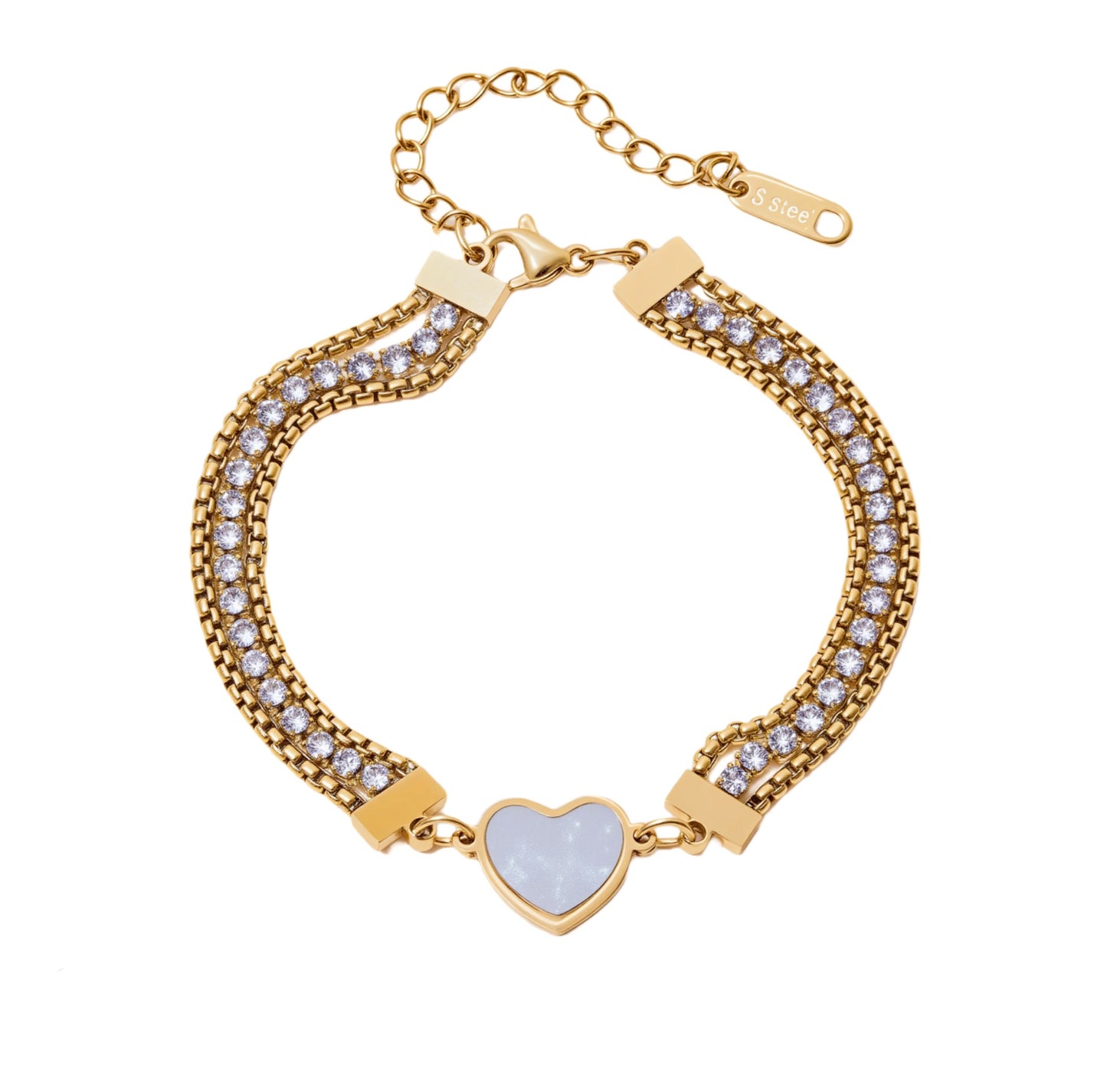 Shell Heart bracelet