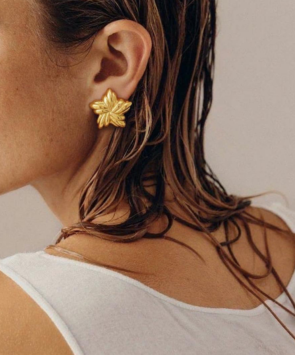 Aurora Leaf earring
