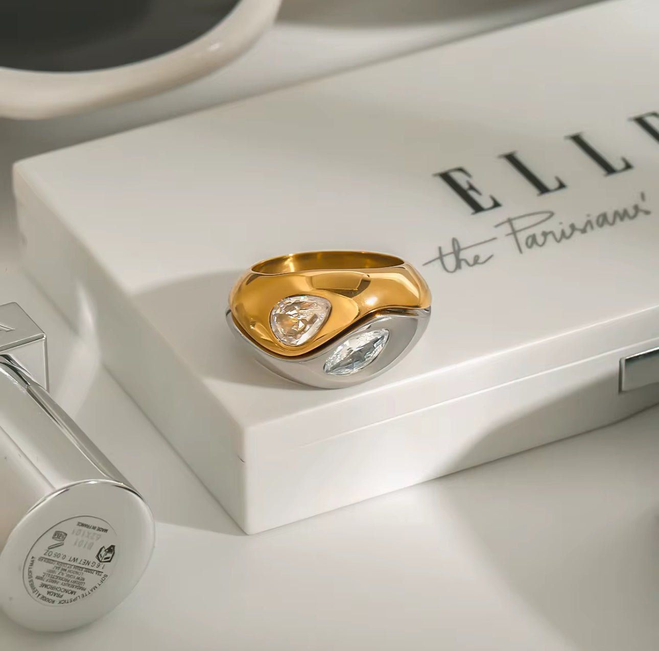 Two-Tone Spark Ring