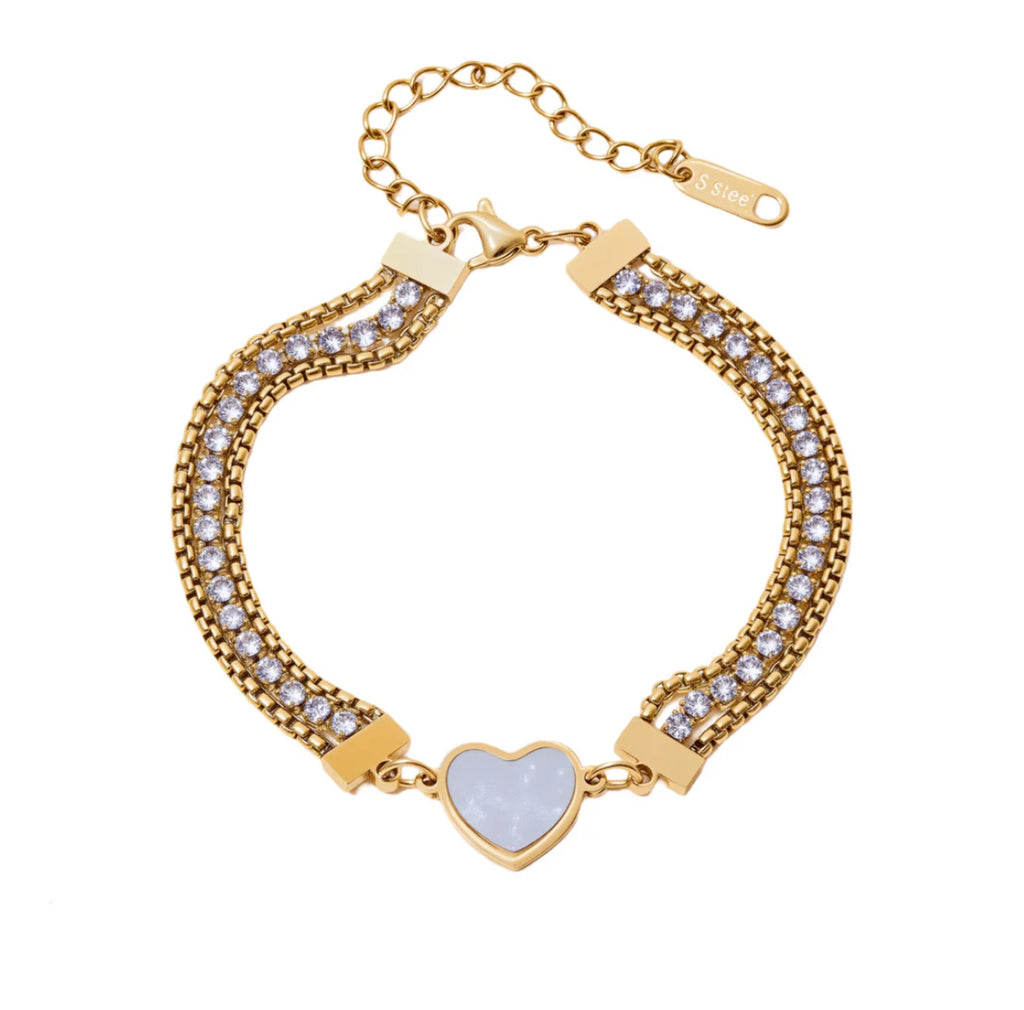 Shell Heart bracelet