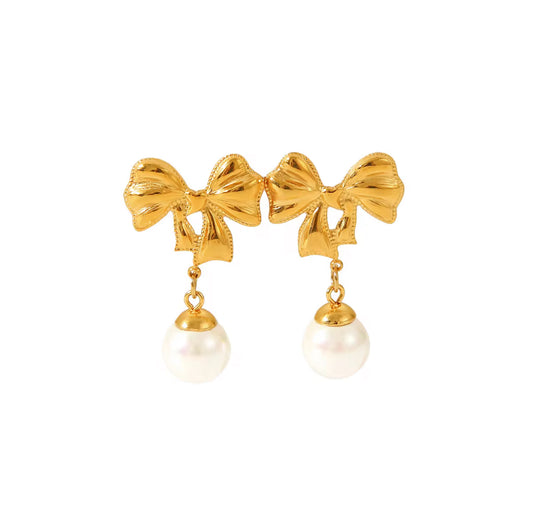 Bow earrings