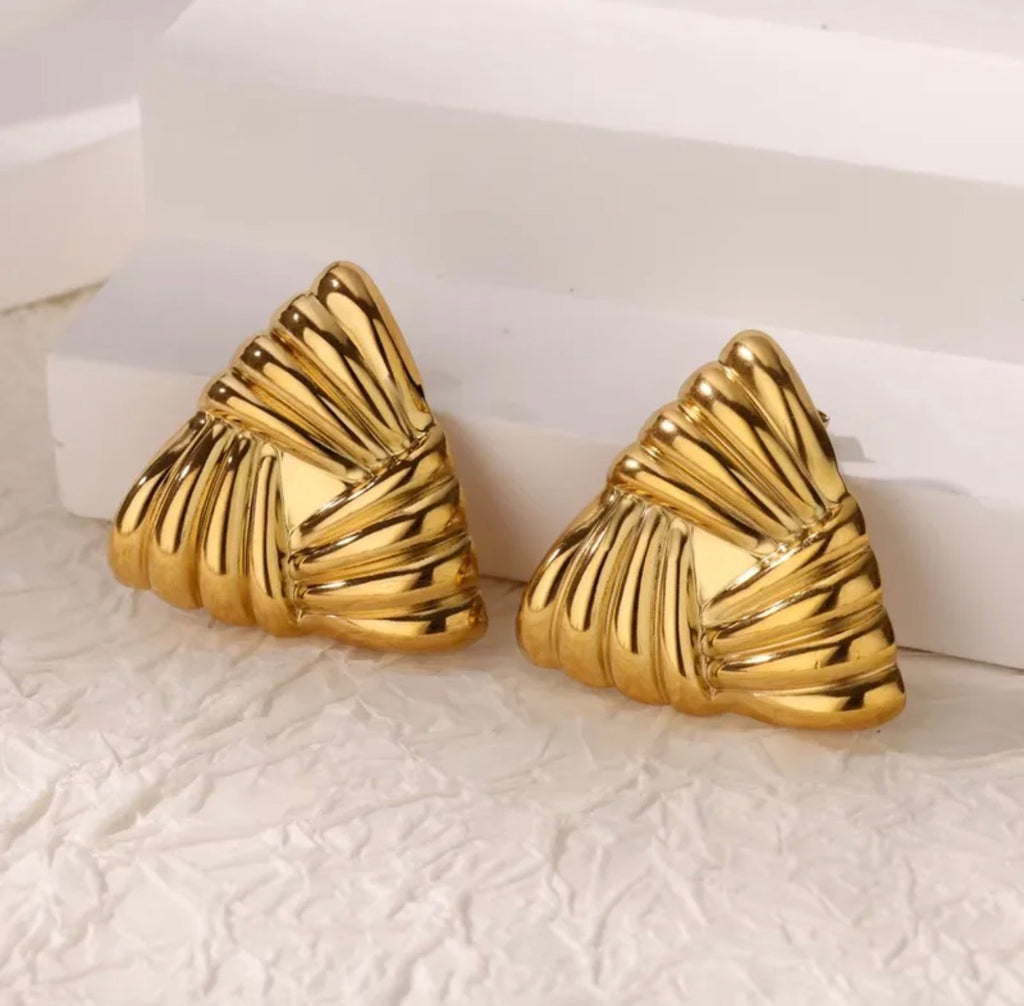 Triangle Stud Earrings