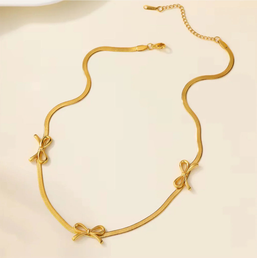 Bella Bow necklace