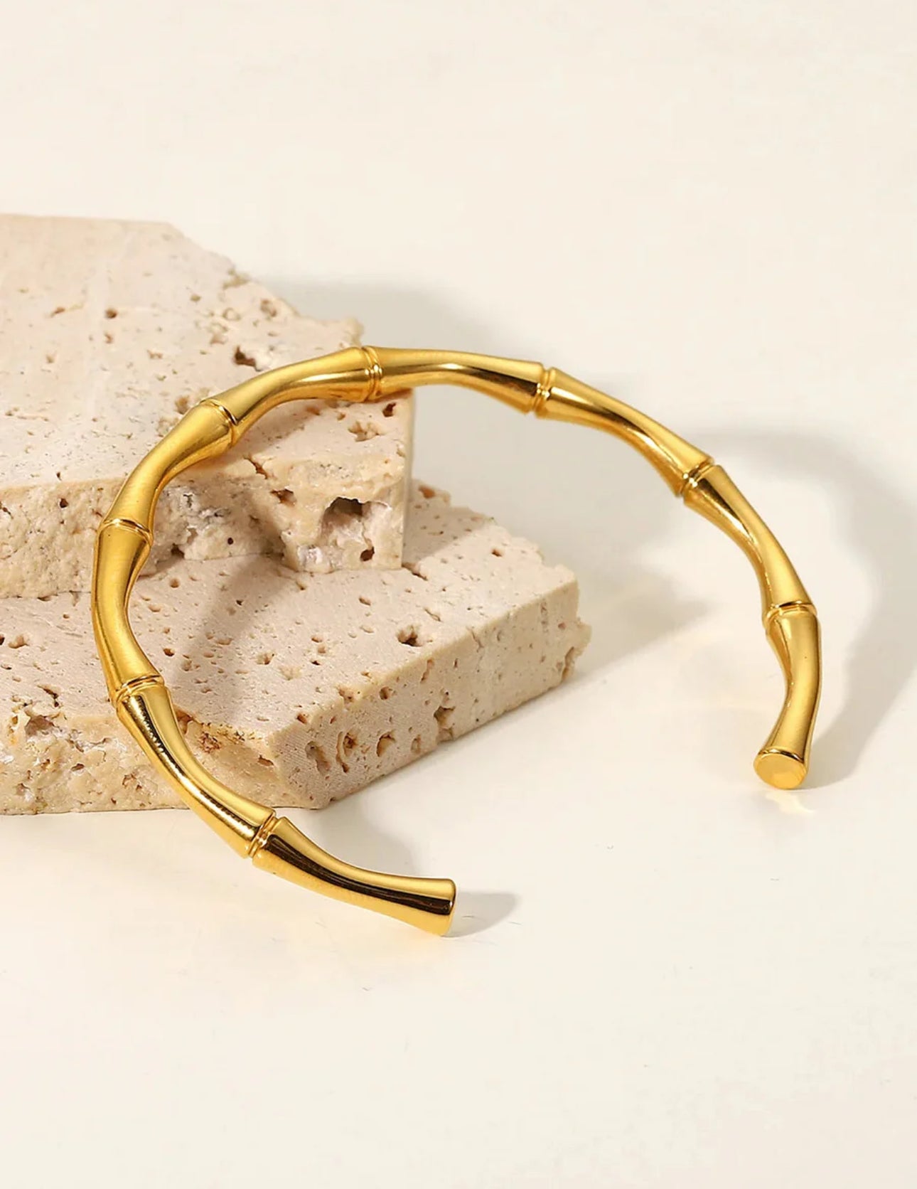 Golden Bambu bangle