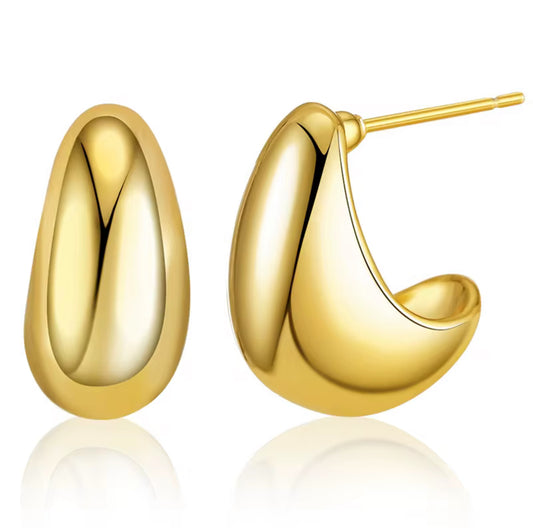 Golden Drape earrings