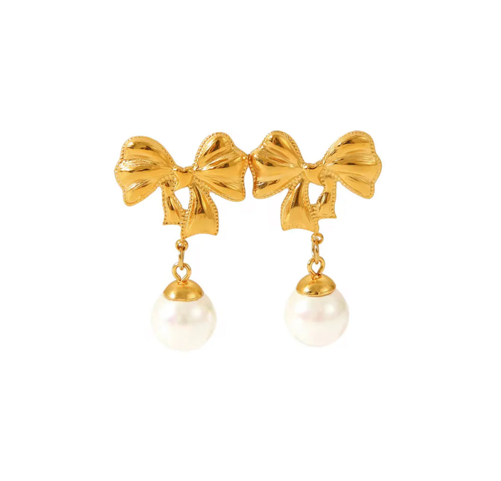 Bow earrings
