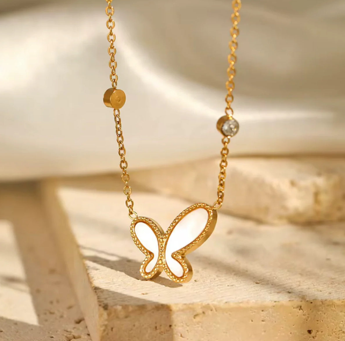 Aurela Butterfly Necklace