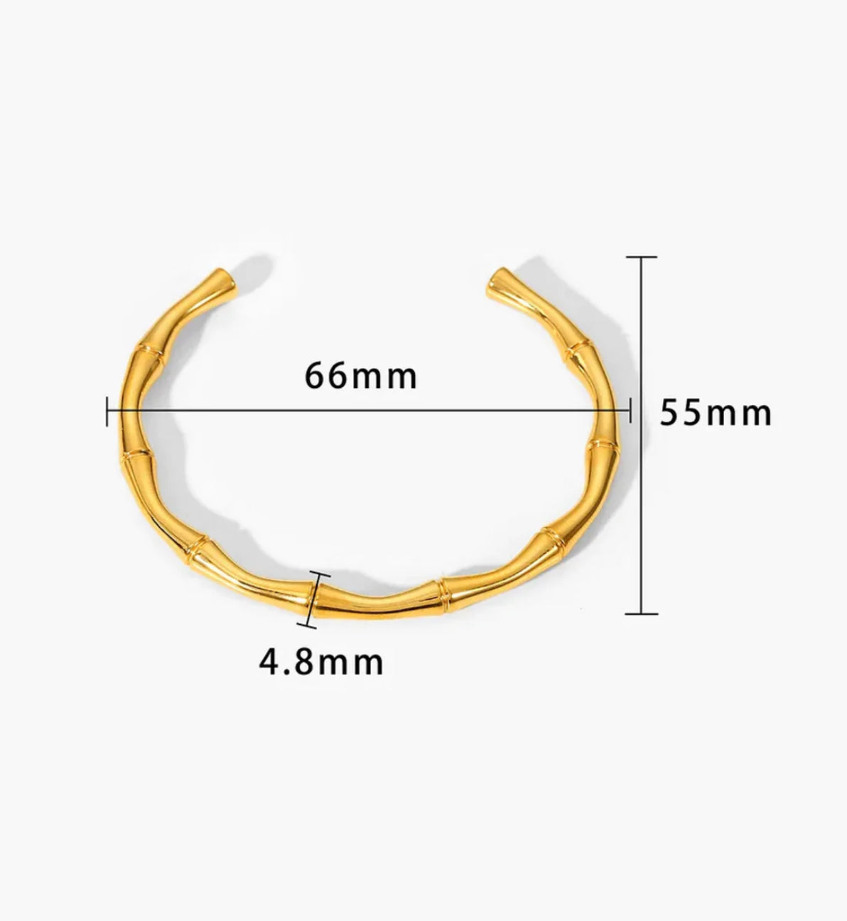 Golden Bambu bangle