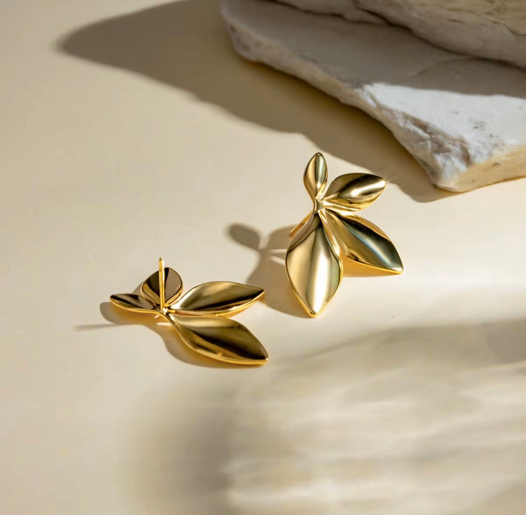 Flower Leaves Earrings