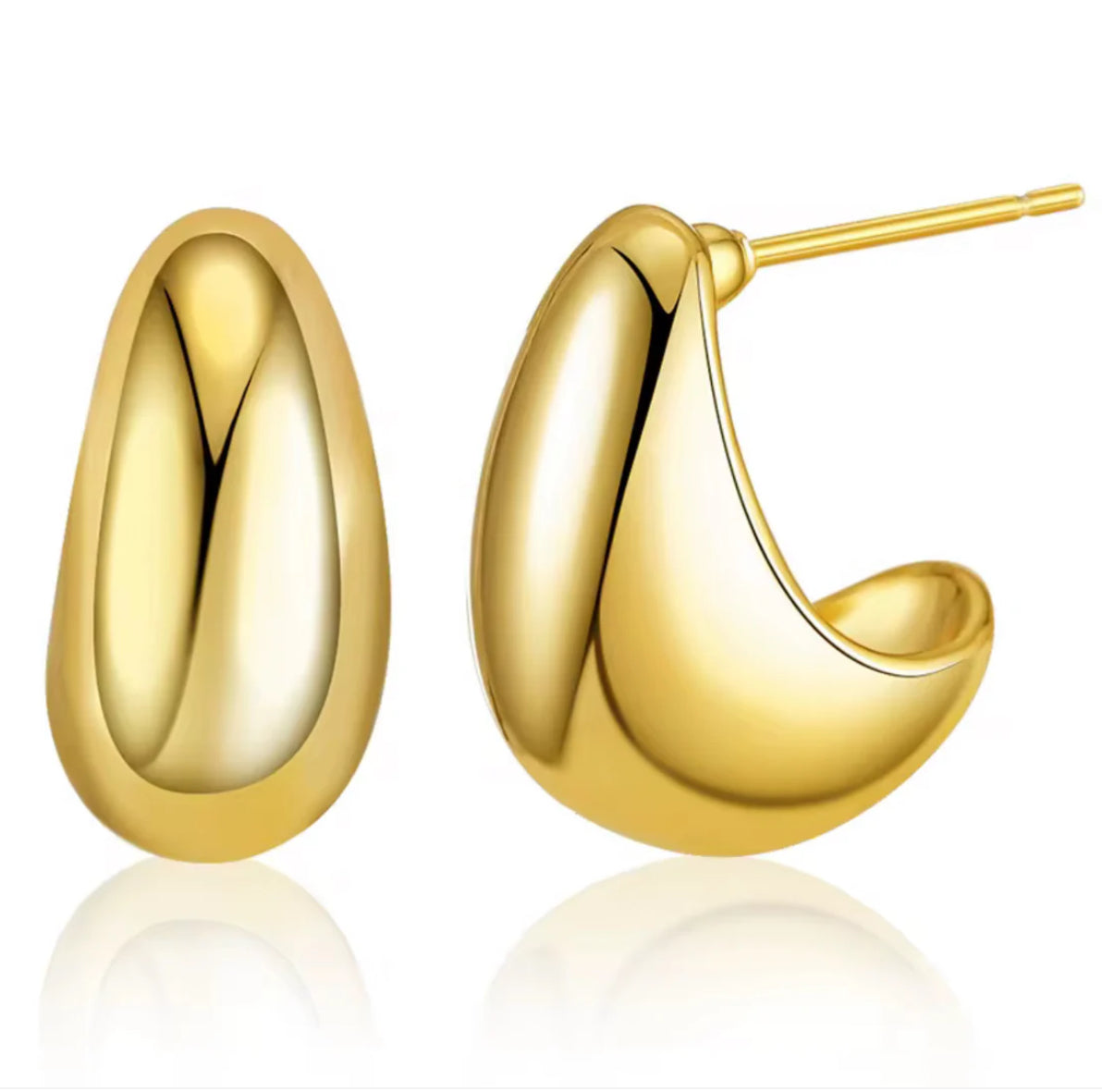 Golden Drape earrings