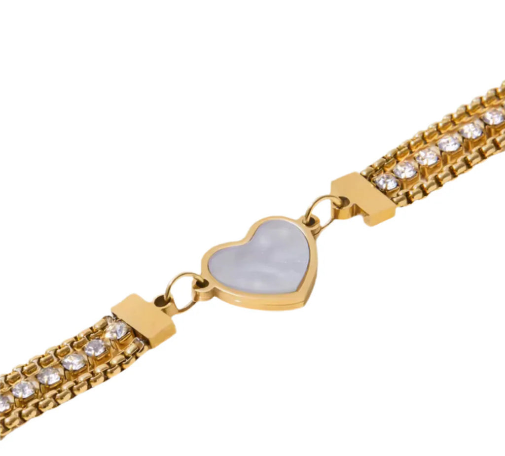 Shell Heart bracelet