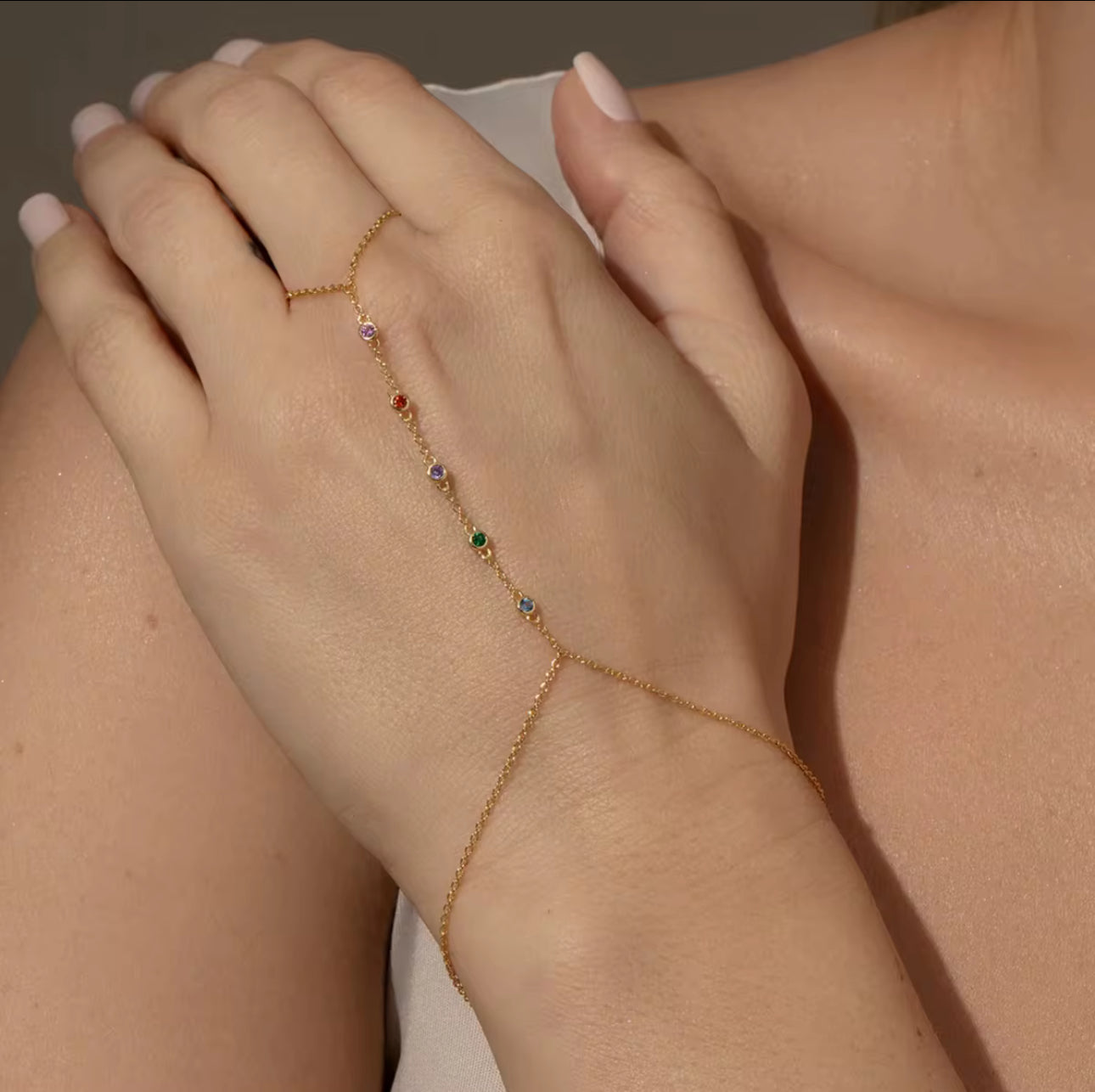 Glow Link Finger Bracelet
